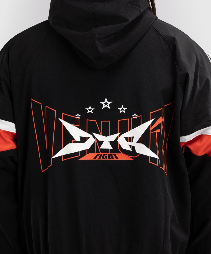 venum x dtr fight attack 90 トラックスーツ ジャケット - ブラックオレンジ