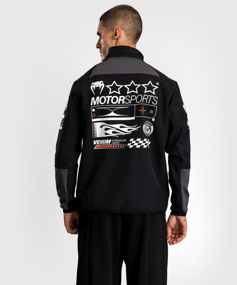 venum motorsport ソフトシェル ジャケット - ディープブラック