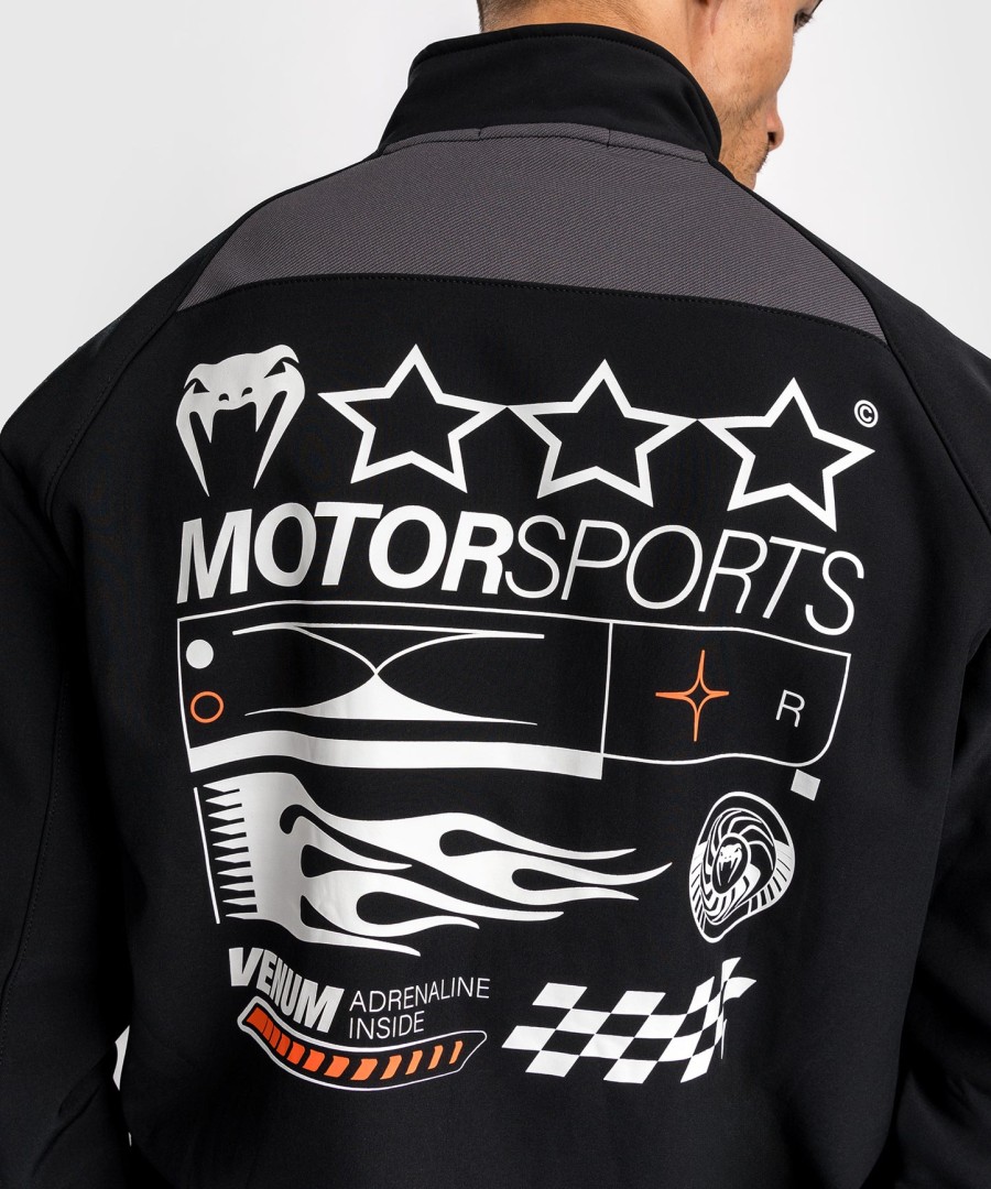 venum motorsport ソフトシェル ジャケット - ディープブラック