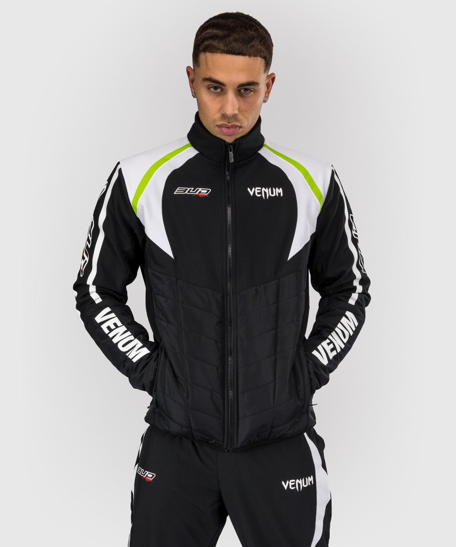 venum x bud racing メンズ ジャケット - ブラックホワイトライムグリーン