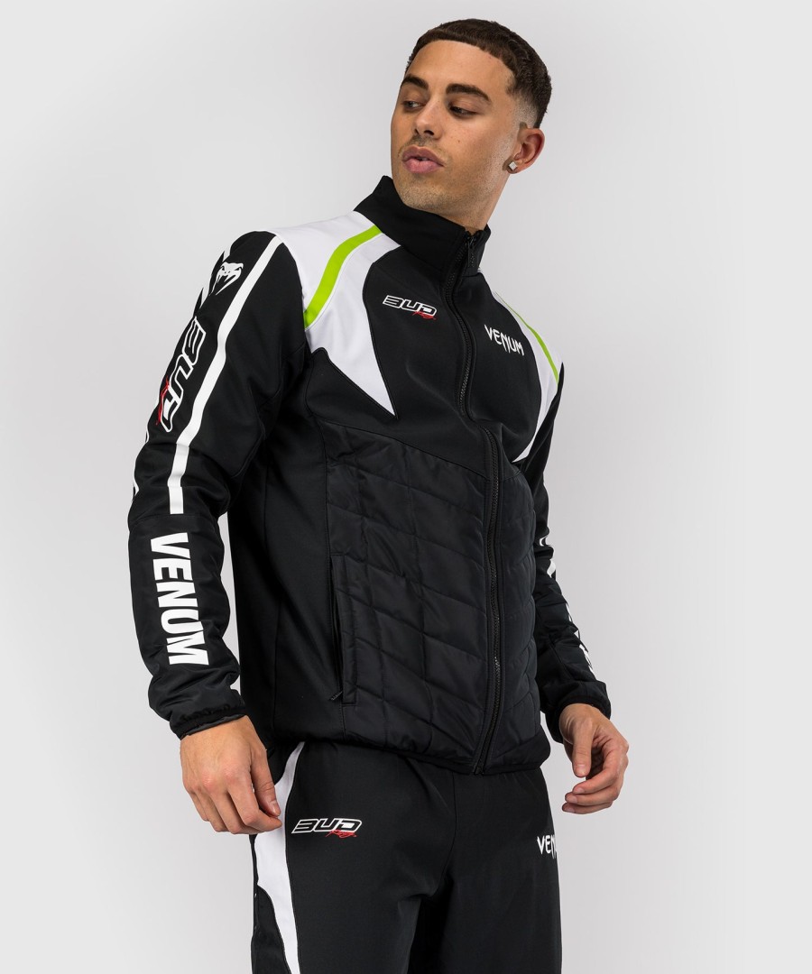 venum x bud racing メンズ ジャケット - ブラックホワイトライムグリーン