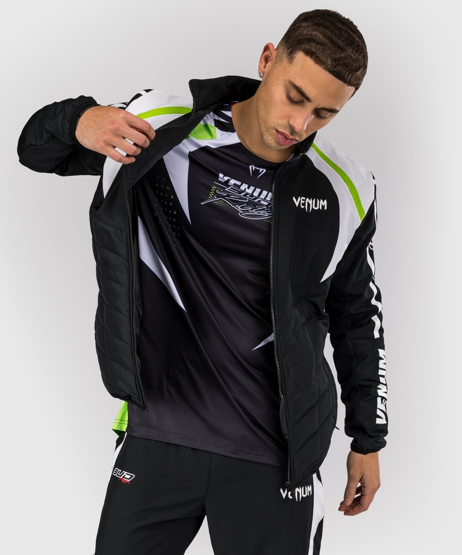 venum x bud racing メンズ ジャケット - ブラックホワイトライムグリーン