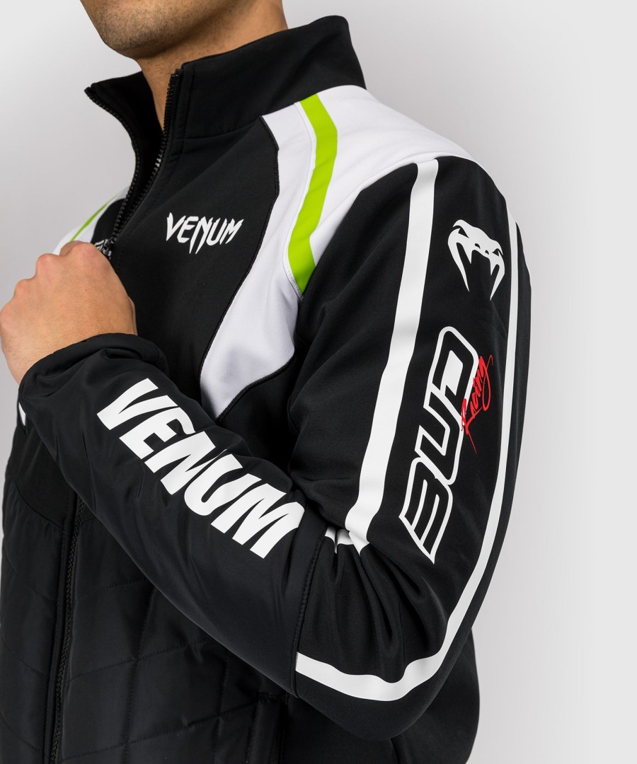 venum x bud racing メンズ ジャケット - ブラックホワイトライムグリーン