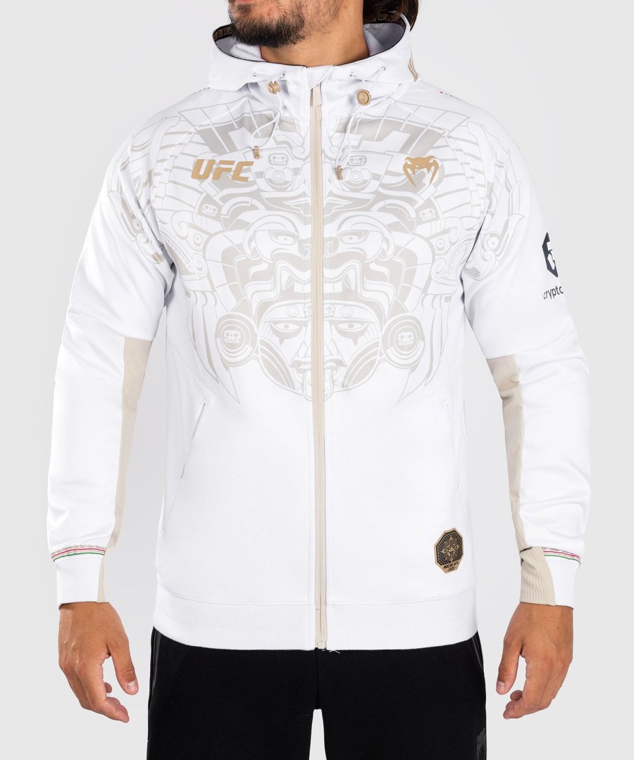 noche ufc by venum authentic fight night メンズ ウォークアウト パーカー - ホワイト