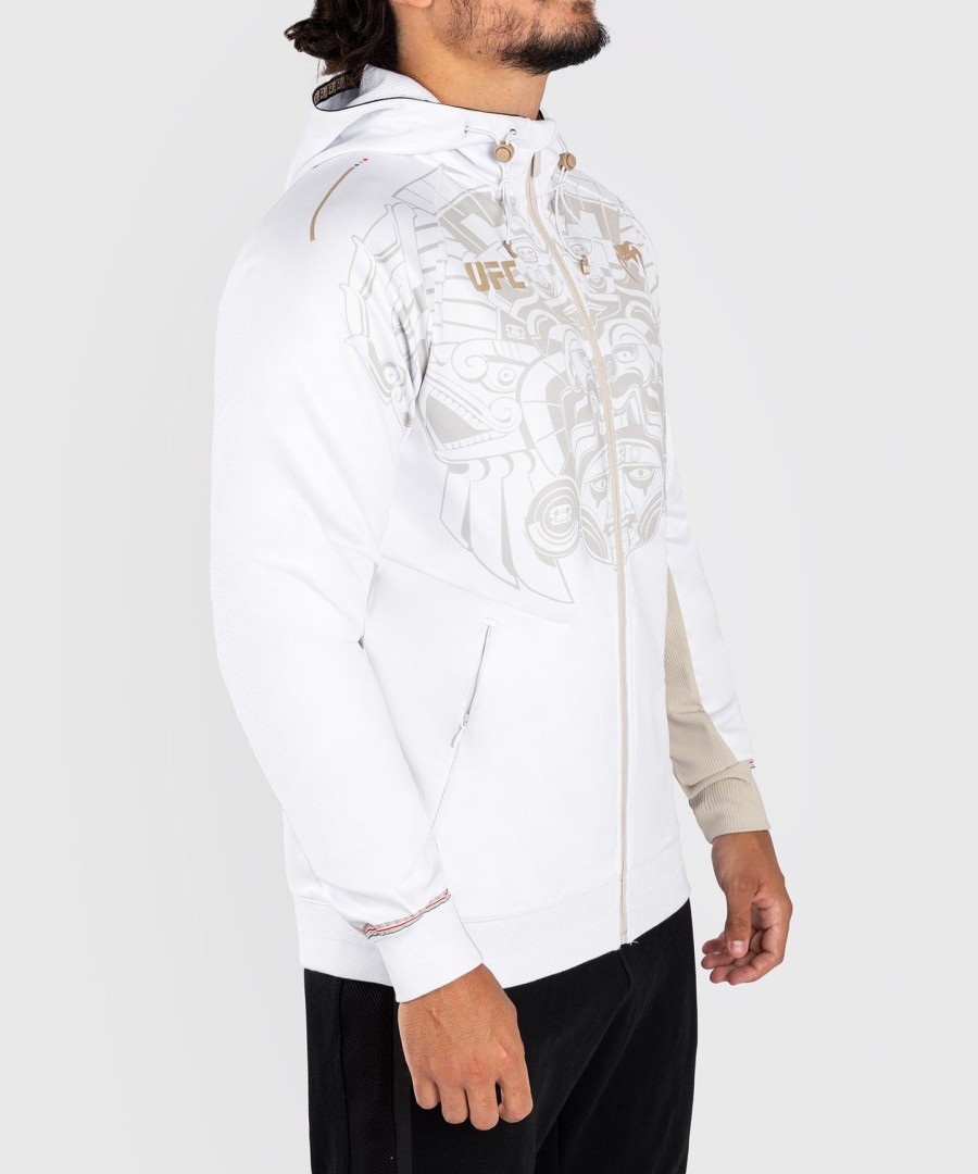 noche ufc by venum authentic fight night メンズ ウォークアウト パーカー - ホワイト