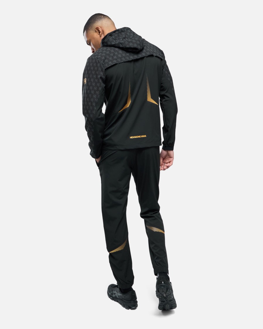 fk x venum ヘキサゴン mma トラックスーツ - ブラックゴールド