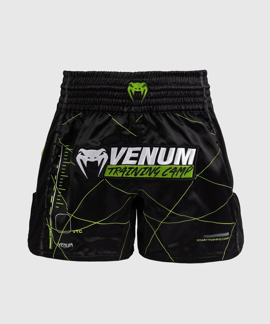 venum トレーニングキャンプ 4.0 ムエタイ ショーツ - ブラックネオングリーン