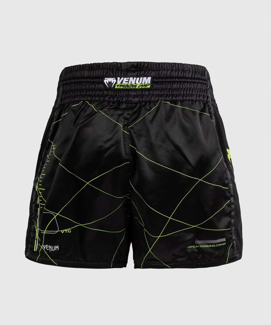 venum トレーニングキャンプ 4.0 ムエタイ ショーツ - ブラックネオングリーン