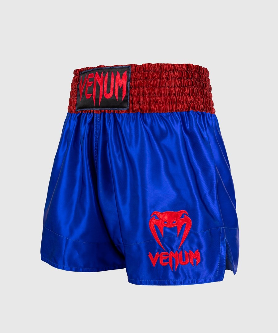 venum クラシック ムエタイ ショーツ - ネイビーブルーレッド