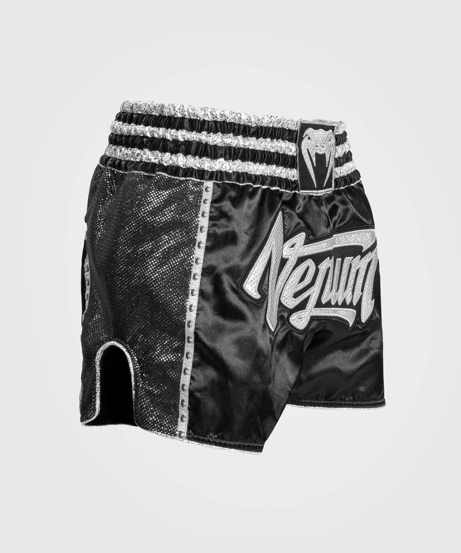 venum absolute 2.0 ムエタイショーツ - ブラックシルバー