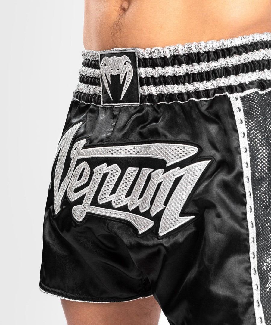 venum absolute 2.0 ムエタイショーツ - ブラックシルバー