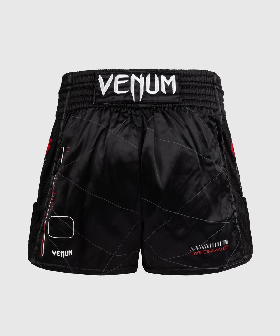 venum tactical xt ムエタイショーツ - ブラックファイアレッド