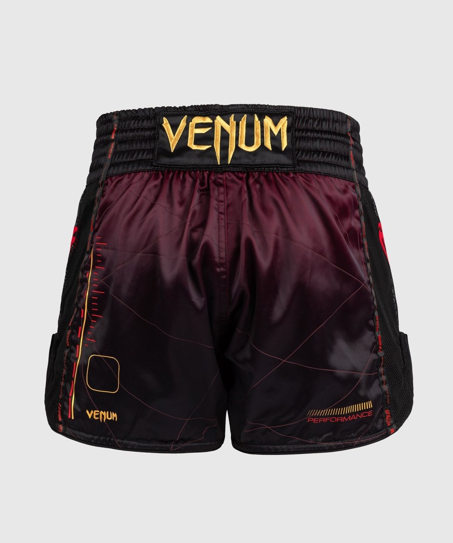 venum tactical xt ムエタイショーツ - ブラックバーガンディゴールド