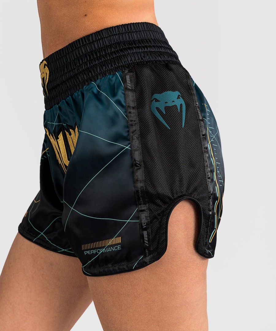 venum tactical xt ムエタイショーツ - ブラックフォレストグリーン