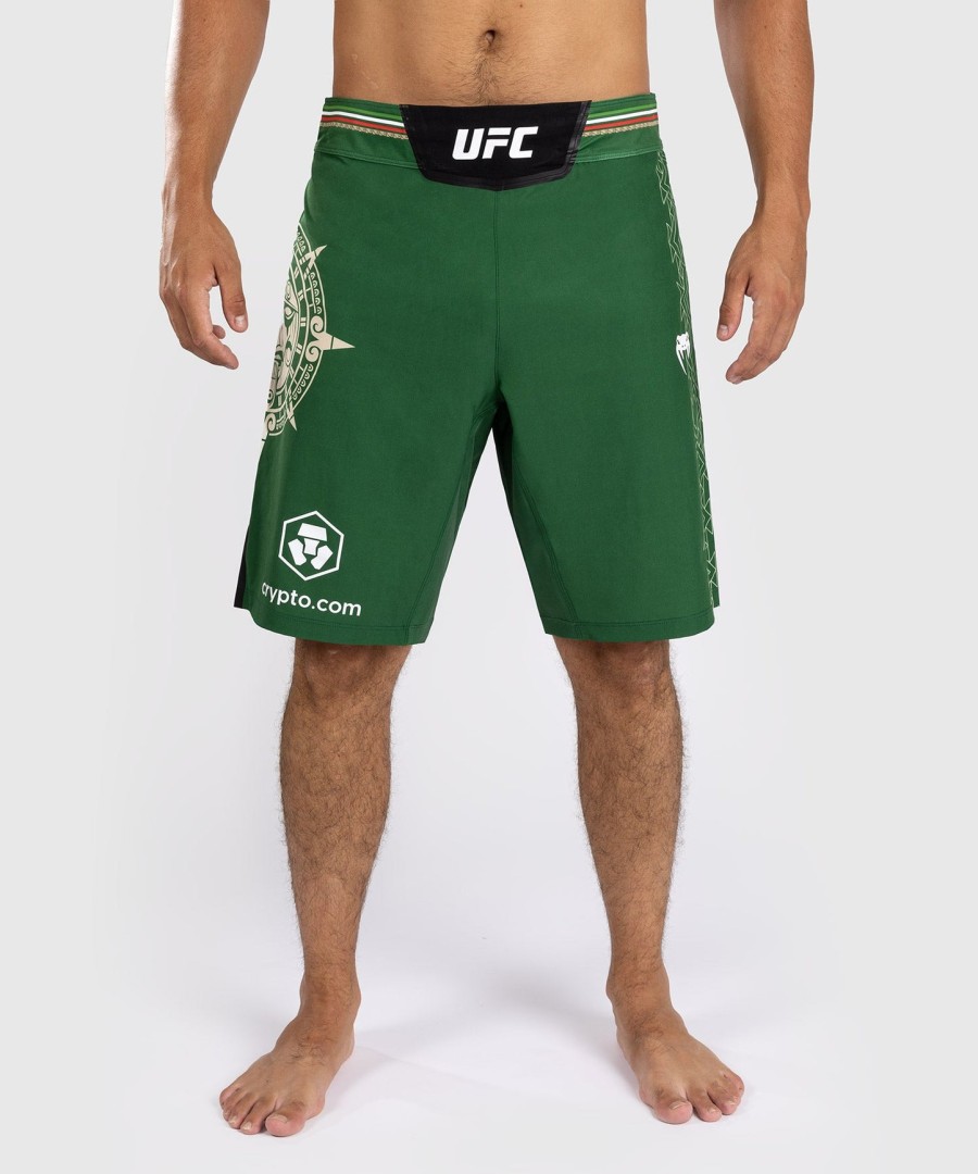 noche ufc by venum authentic fight night メンズ ファイトショーツ - ロングフィット - グリーン