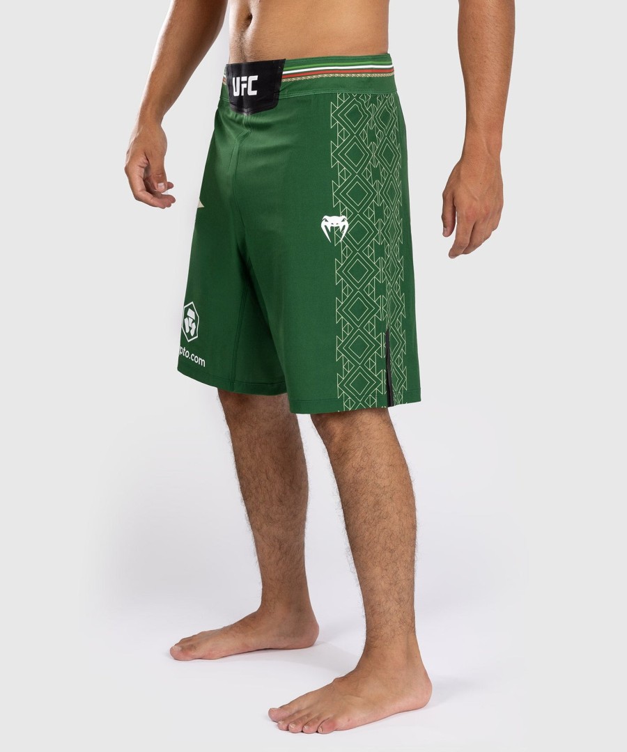 noche ufc by venum authentic fight night メンズ ファイトショーツ - ロングフィット - グリーン