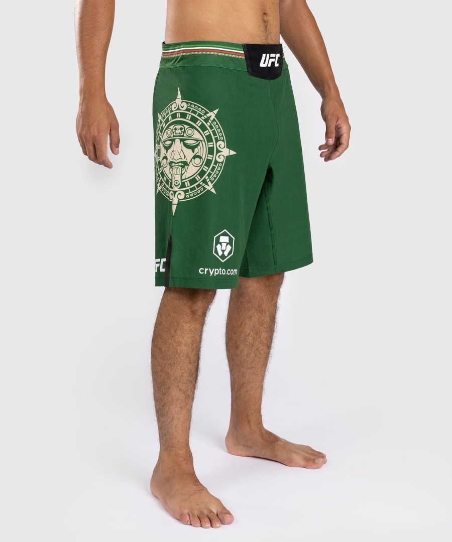 noche ufc by venum authentic fight night メンズ ファイトショーツ - ロングフィット - グリーン