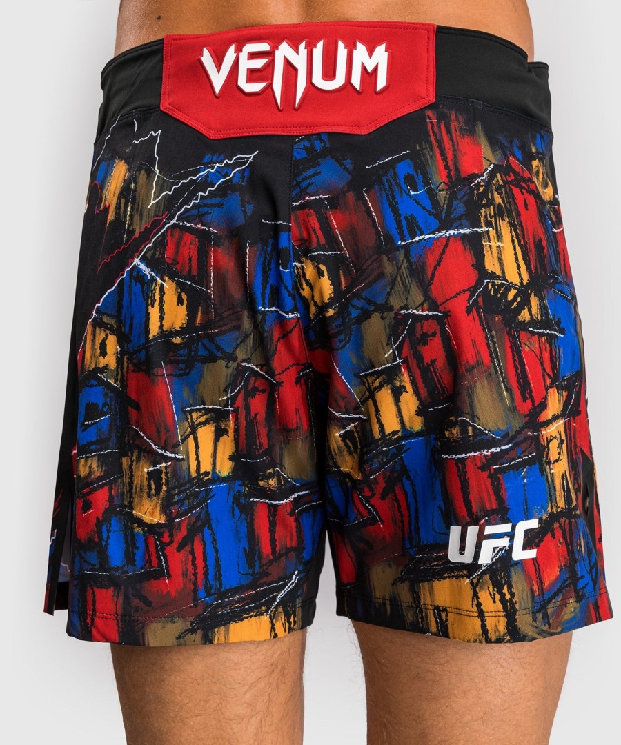 ufc アンライバルド by venum レッド チャールズオリベイラ ファイトショーツ