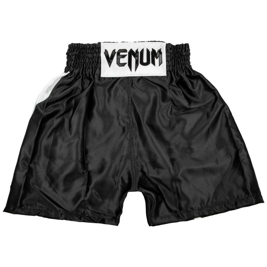 venum elite キッズ ボクシングショーツ - ブラックホワイト