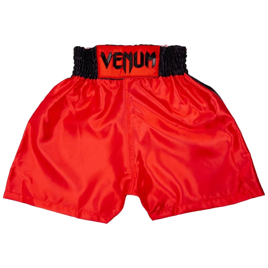 venum elite キッズ ボクシングショーツ - レッドブラック