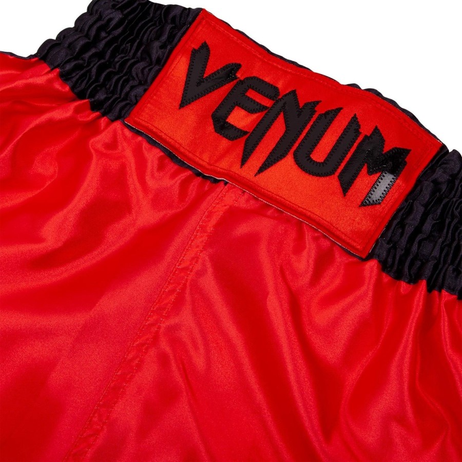 venum elite キッズ ボクシングショーツ - レッドブラック