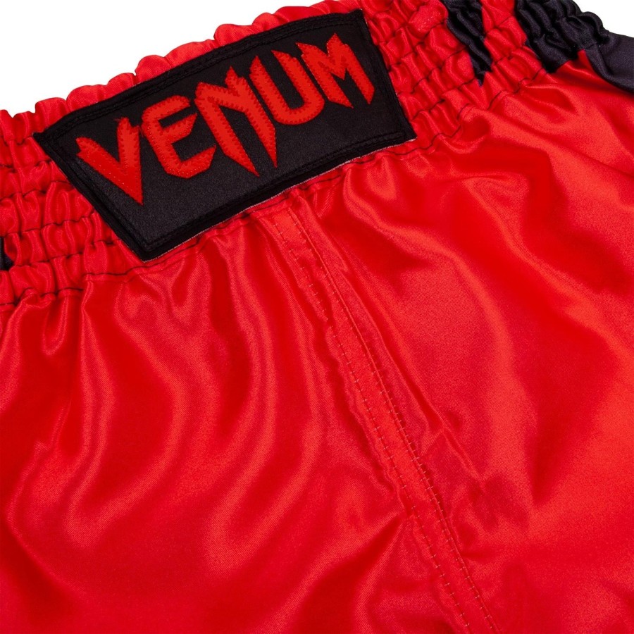 venum elite キッズ ボクシングショーツ - レッドブラック
