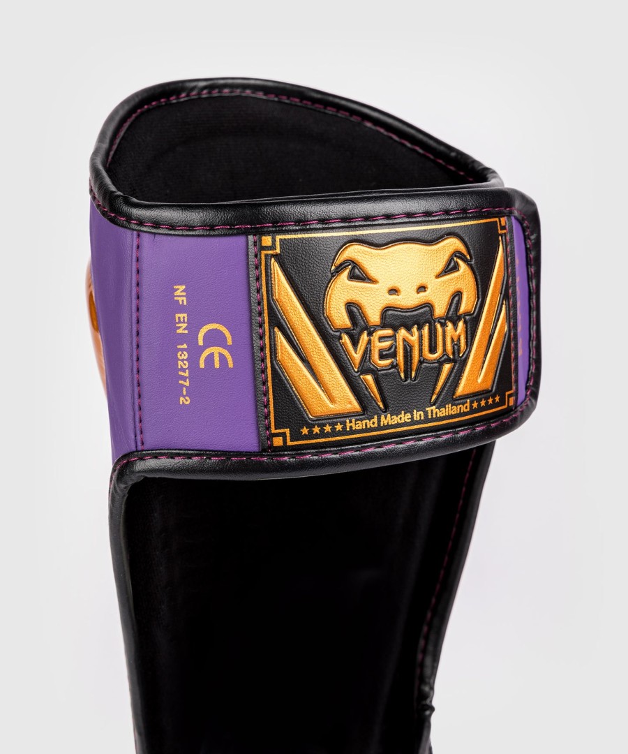 venum elite シンガード - ダークパープル - スペシャルエディション