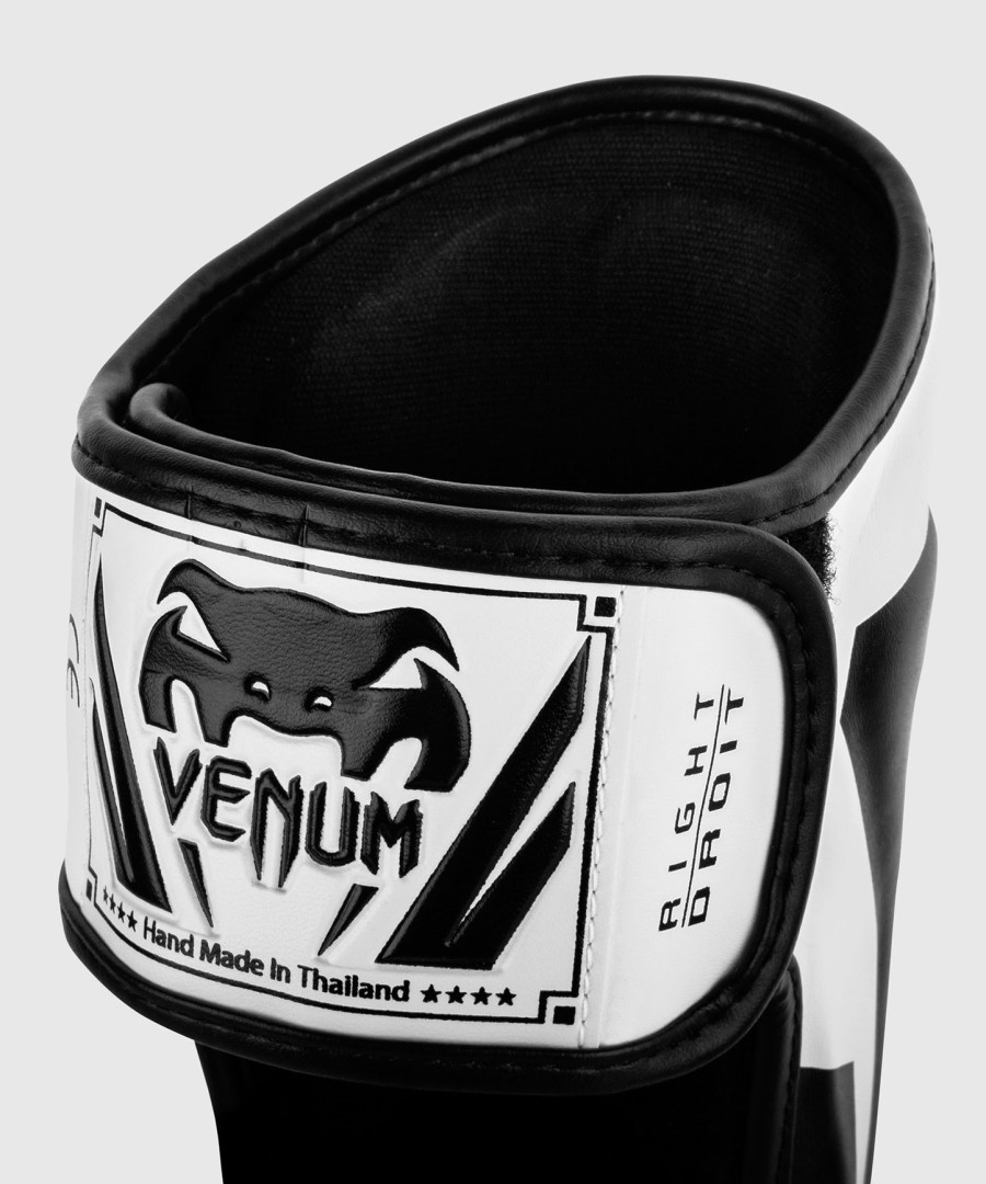 venum elite スタンドアップ シンガード - ホワイトブラック