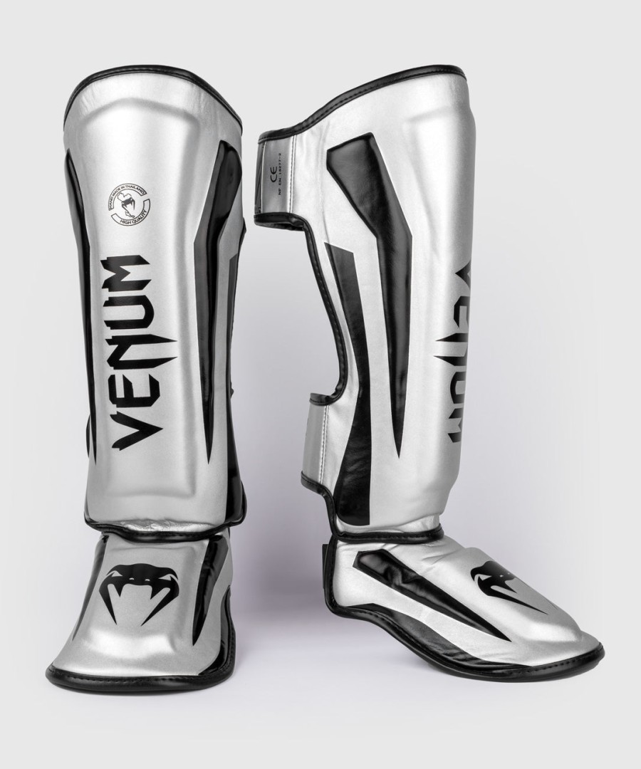 venum elite スタンドアップ シンガード - シルバーブラック