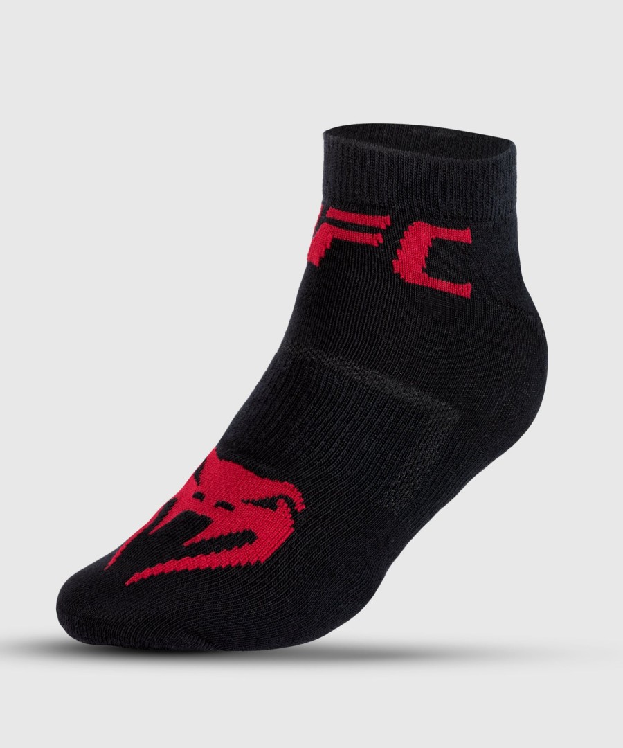 ufc venum authentic fight week メンズ 2.0 パフォーマンスソックス 2足セット - ブラックレッド
