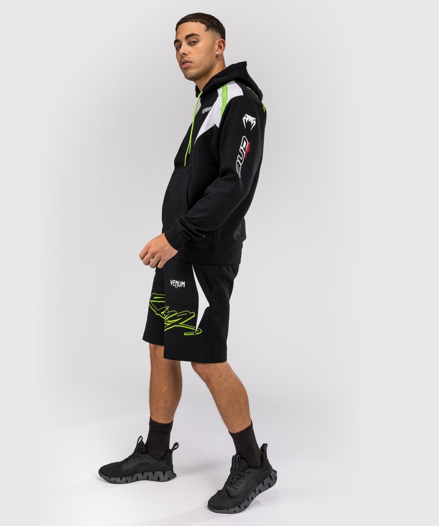 venum x bud racing メンズ パーカー - ブラックホワイトライムグリーン