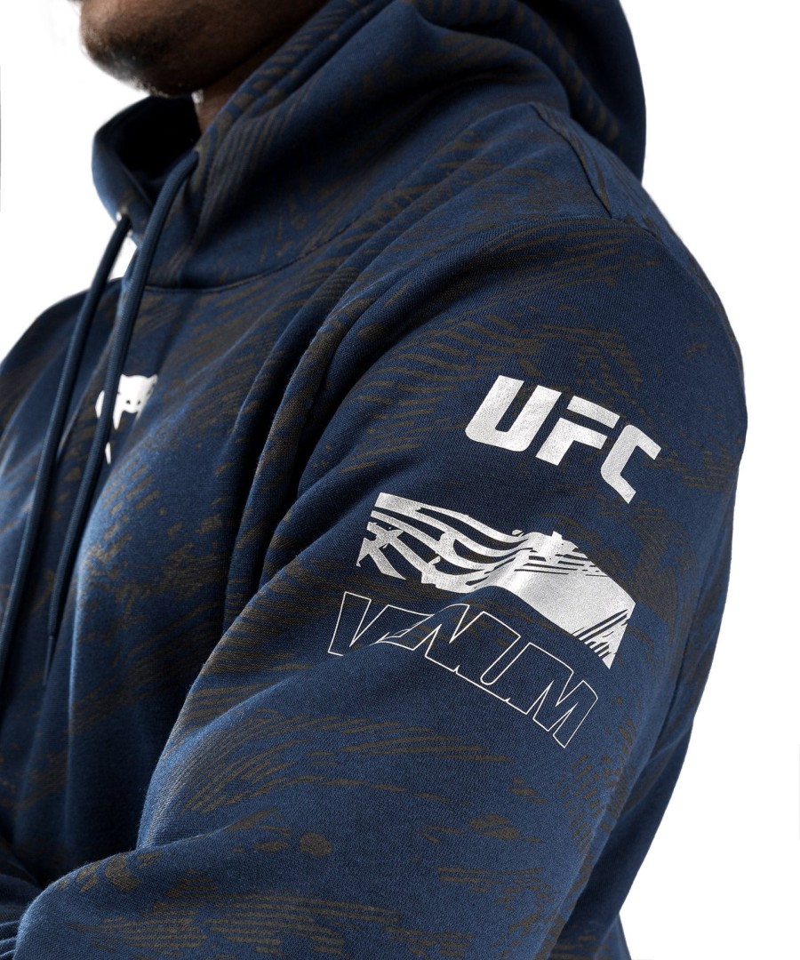 ufc fusion by venum fight week メンズ プルオーバー パーカー - オーシャンブルー