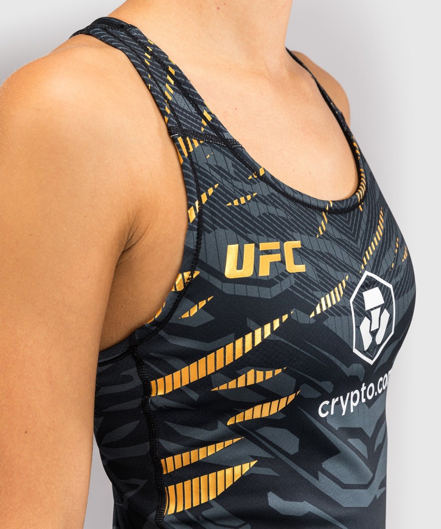 ufc fusion by venum オーセンティック ファイトナイト レディース フィットタンクトップ シェルフブラ付き - champion