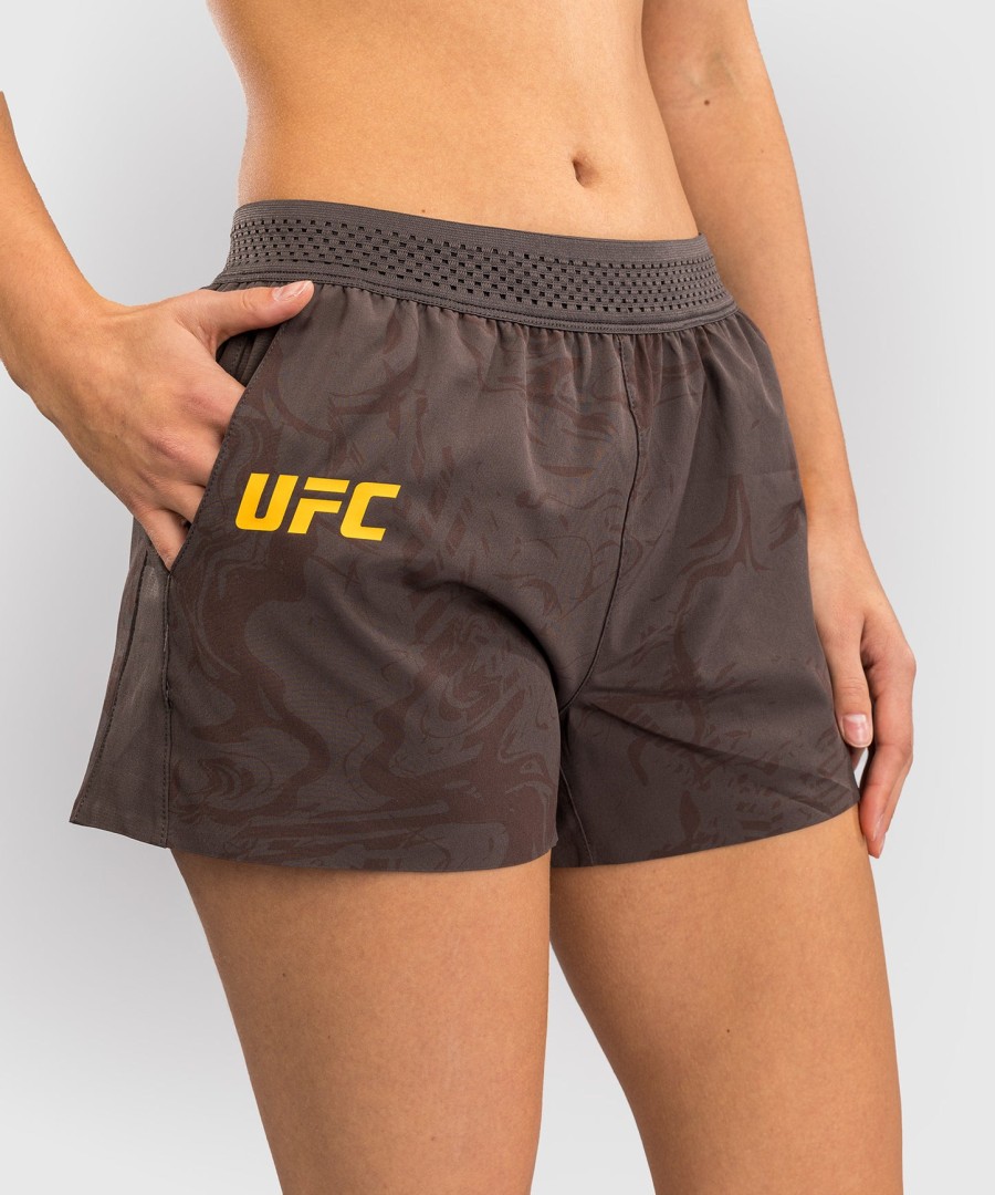 ufc fusion by venum ファイトウィーク ウィメンズ パフォーマンスショーツ - アーセンブラウン
