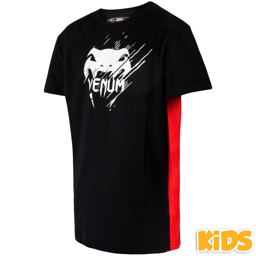 venum contender キッズ tシャツ - ブラックレッド