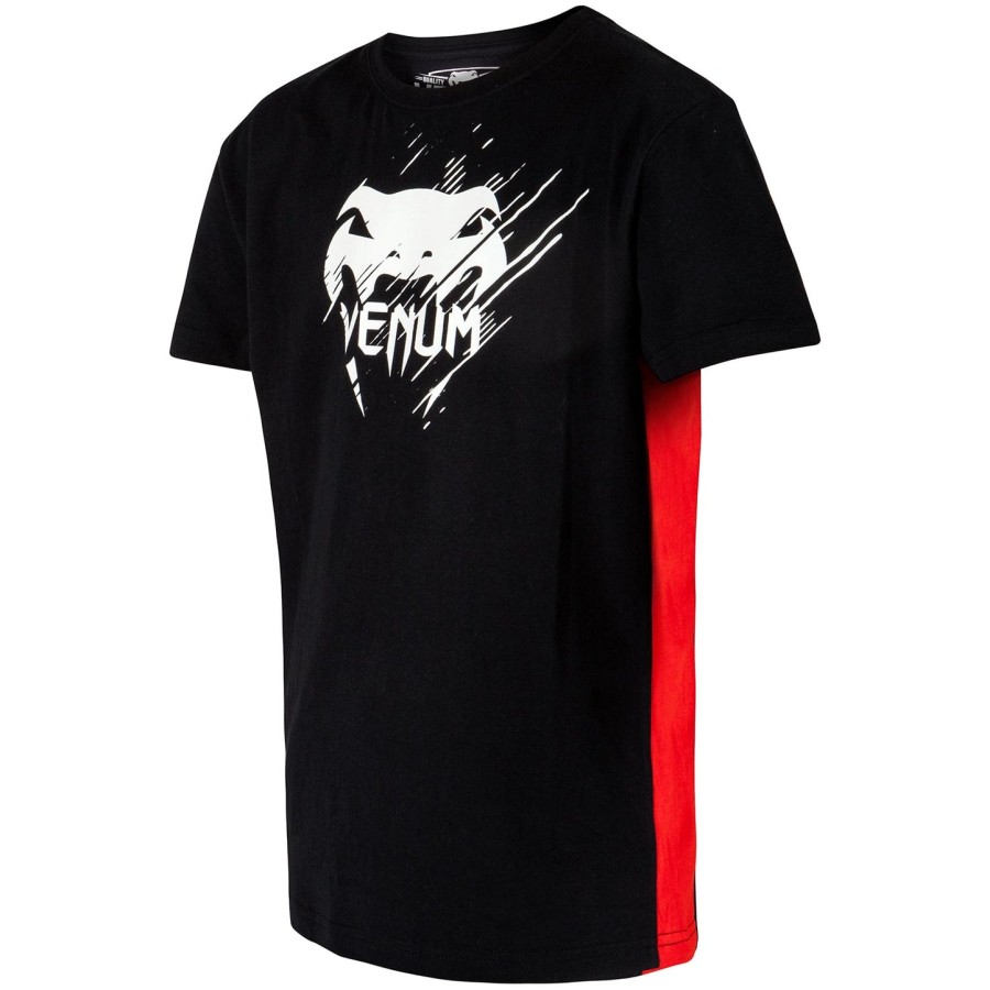 venum contender キッズ tシャツ - ブラックレッド