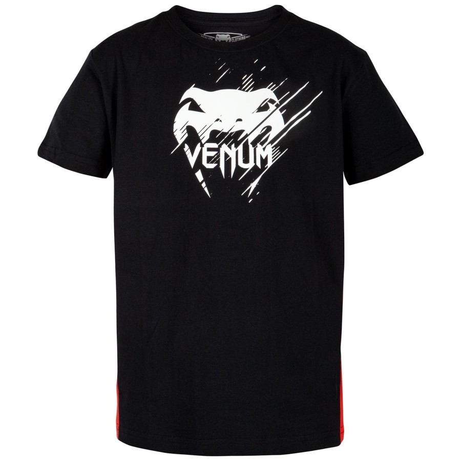 venum contender キッズ tシャツ - ブラックレッド