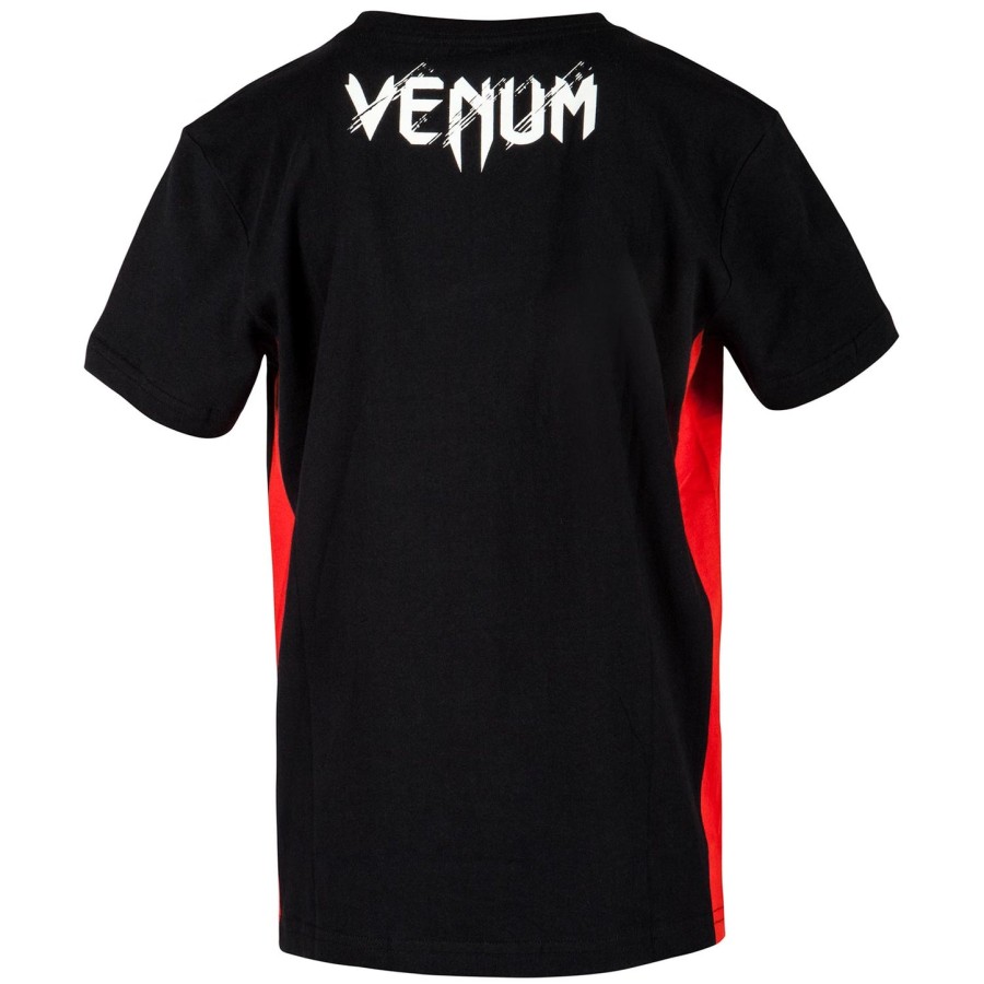 venum contender キッズ tシャツ - ブラックレッド