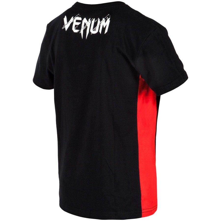 venum contender キッズ tシャツ - ブラックレッド