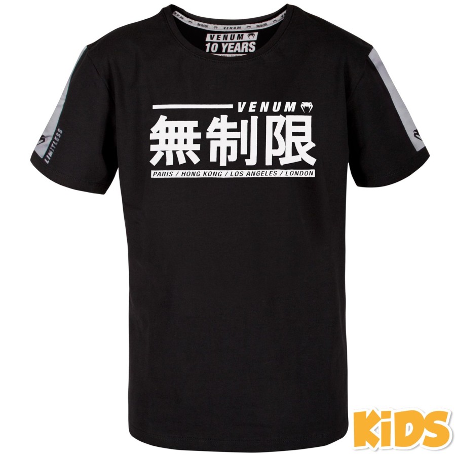 venum limitless キッズ tシャツ - ブラックホワイト
