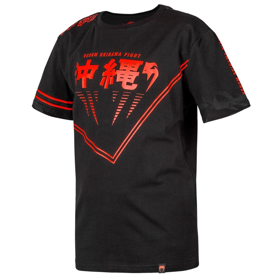 venum 沖縄 2.0 キッズ tシャツ - ブラックレッド