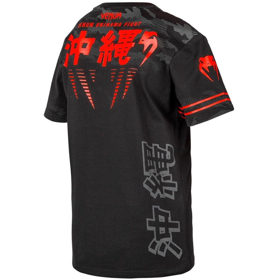 venum 沖縄 2.0 キッズ tシャツ - ブラックレッド