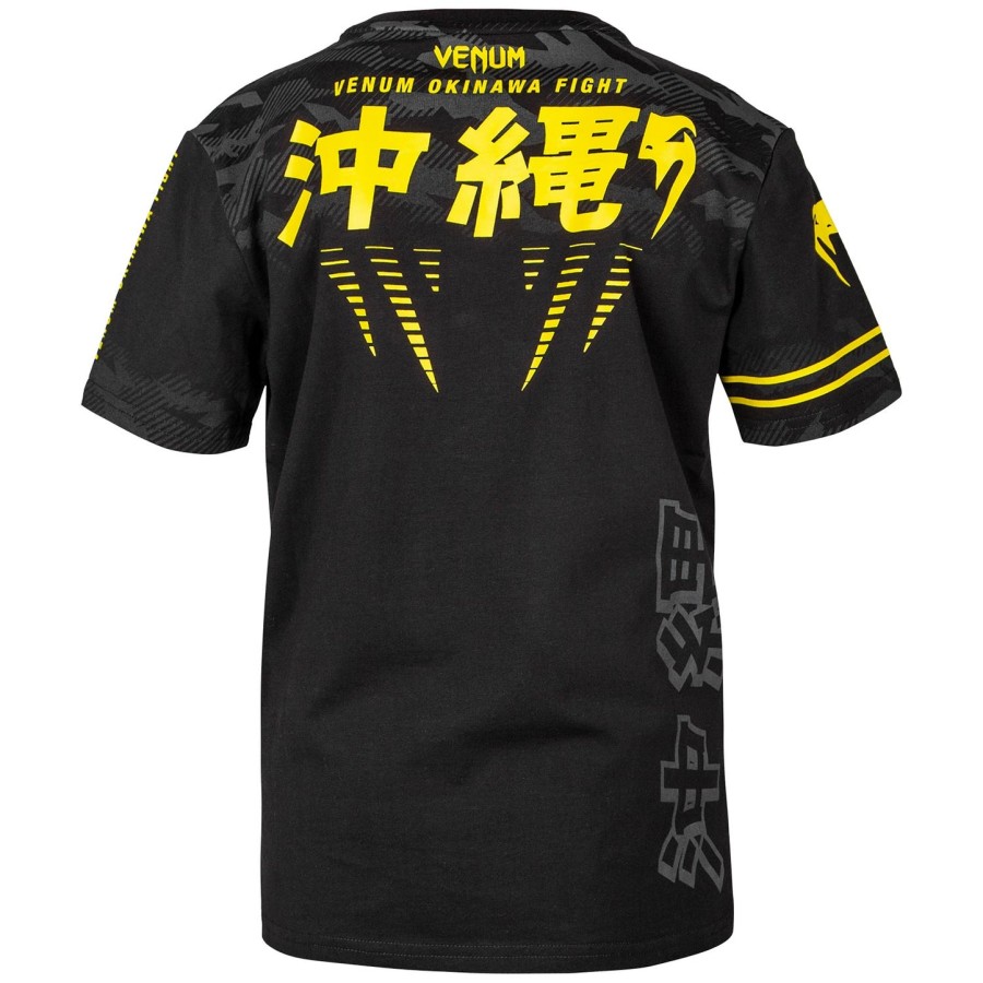 venum 沖縄 2.0 キッズ tシャツ - ブラックイエロー - 限定