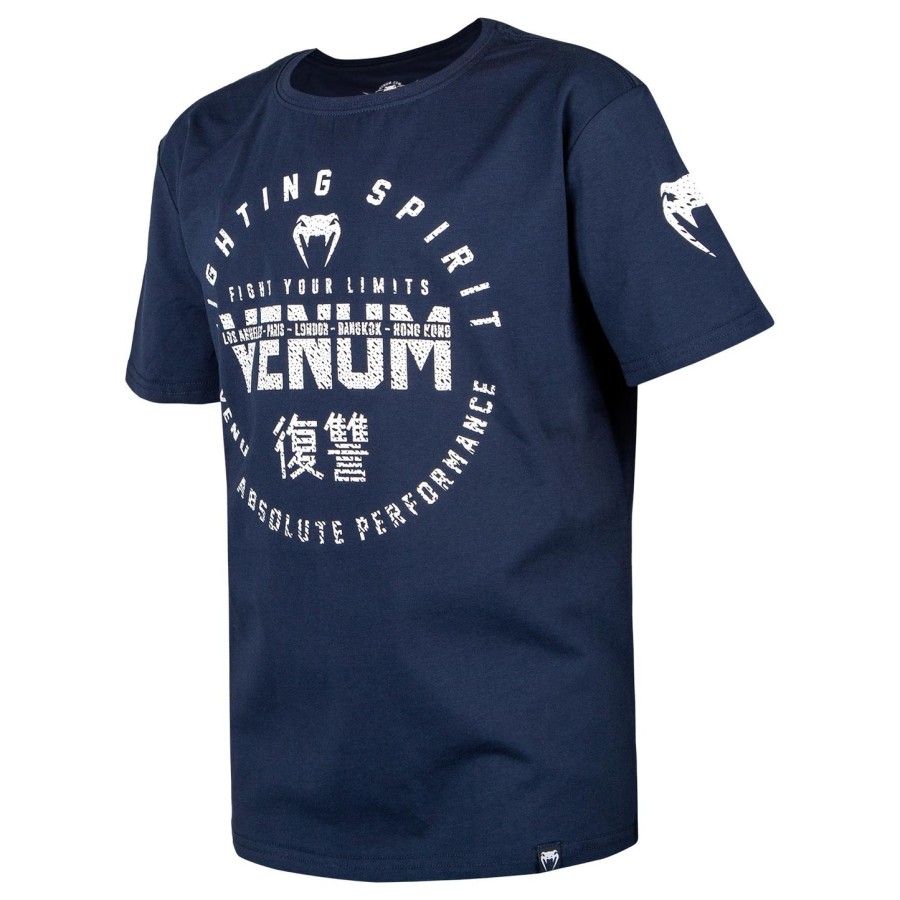 venum signature キッズ tシャツ - ネイビーブルー