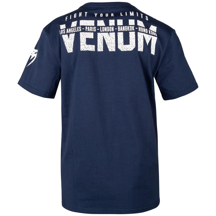 venum signature キッズ tシャツ - ネイビーブルー