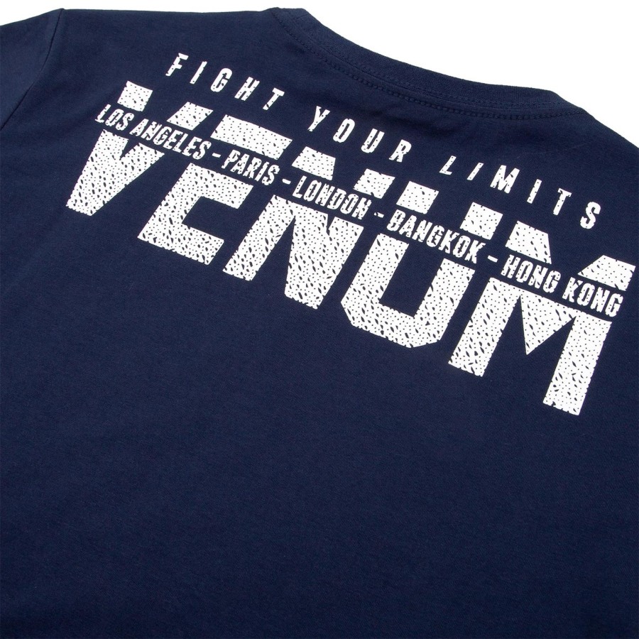 venum signature キッズ tシャツ - ネイビーブルー