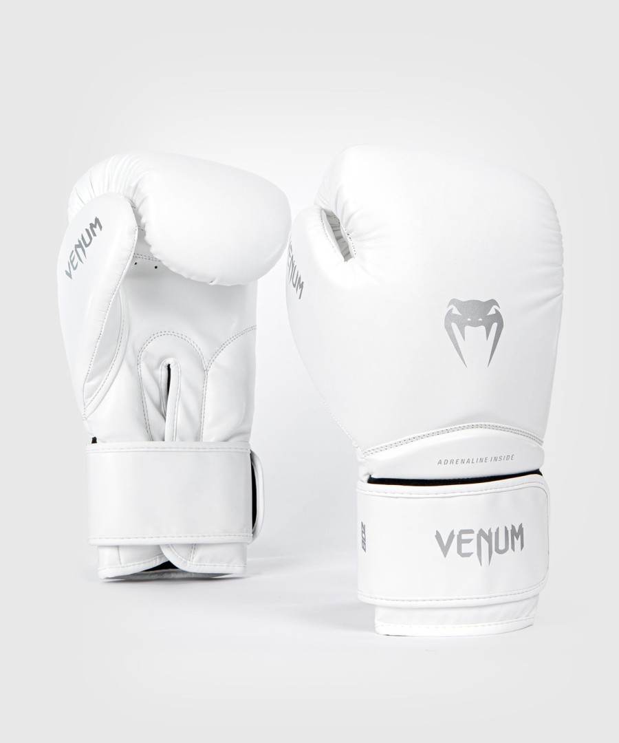 venum contender 1.5 キッズ ボクシンググローブ - ホワイトシルバー