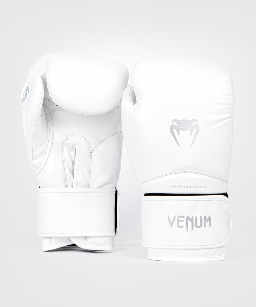 venum contender 1.5 キッズ ボクシンググローブ - ホワイトシルバー
