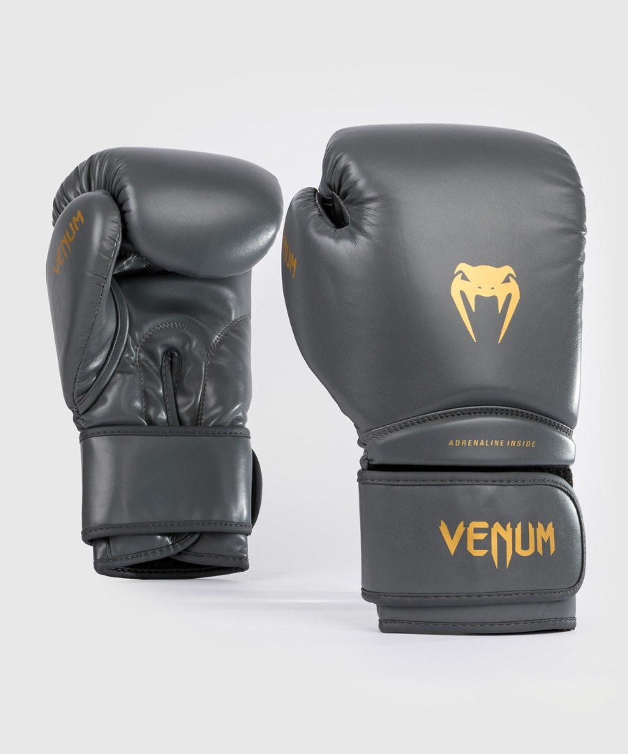 venum contender 1.5 キッズ ボクシンググローブ - グラファイトゴールド