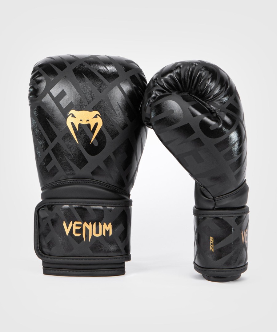 venum contender 1.5 xt キッズ ボクシンググローブ - ブラックゴールド
